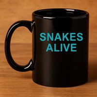 Snakes Alive Arizona Baseball 11oz C Handle Ceramic Mug