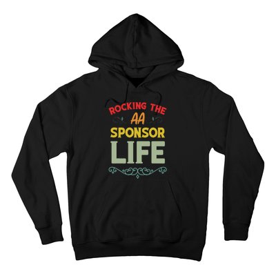 Sobriety Anniversary Aa Na Sponsorship Clean Aa Sponsor Hoodie