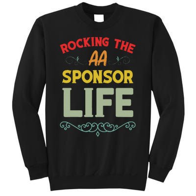 Sobriety Anniversary Aa Na Sponsorship Clean Aa Sponsor Sweatshirt