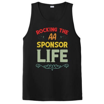 Sobriety Anniversary Aa Na Sponsorship Clean Aa Sponsor PosiCharge Competitor Tank