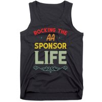 Sobriety Anniversary Aa Na Sponsorship Clean Aa Sponsor Tank Top