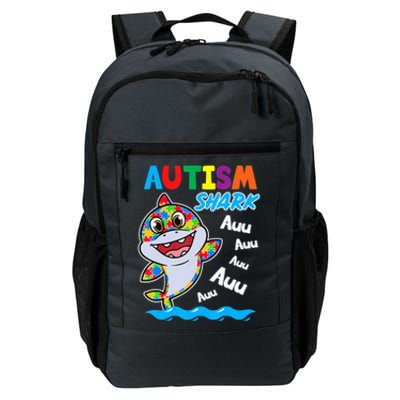 Shark Autism Awareness Puzzle Funny Meaningful Gift Daily Commute Backpack