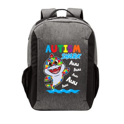 Shark Autism Awareness Puzzle Funny Meaningful Gift Vector Backpack