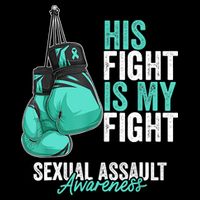 Sexual Assault Awareness Month Boxing Gloves Teal Ribbon Impact Tech Backpack