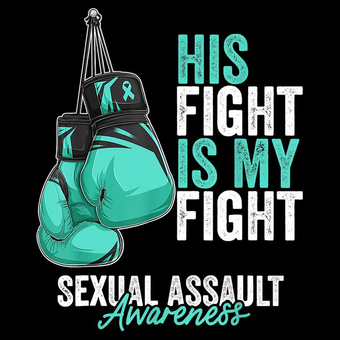 Sexual Assault Awareness Month Boxing Gloves Teal Ribbon Impact Tech Backpack