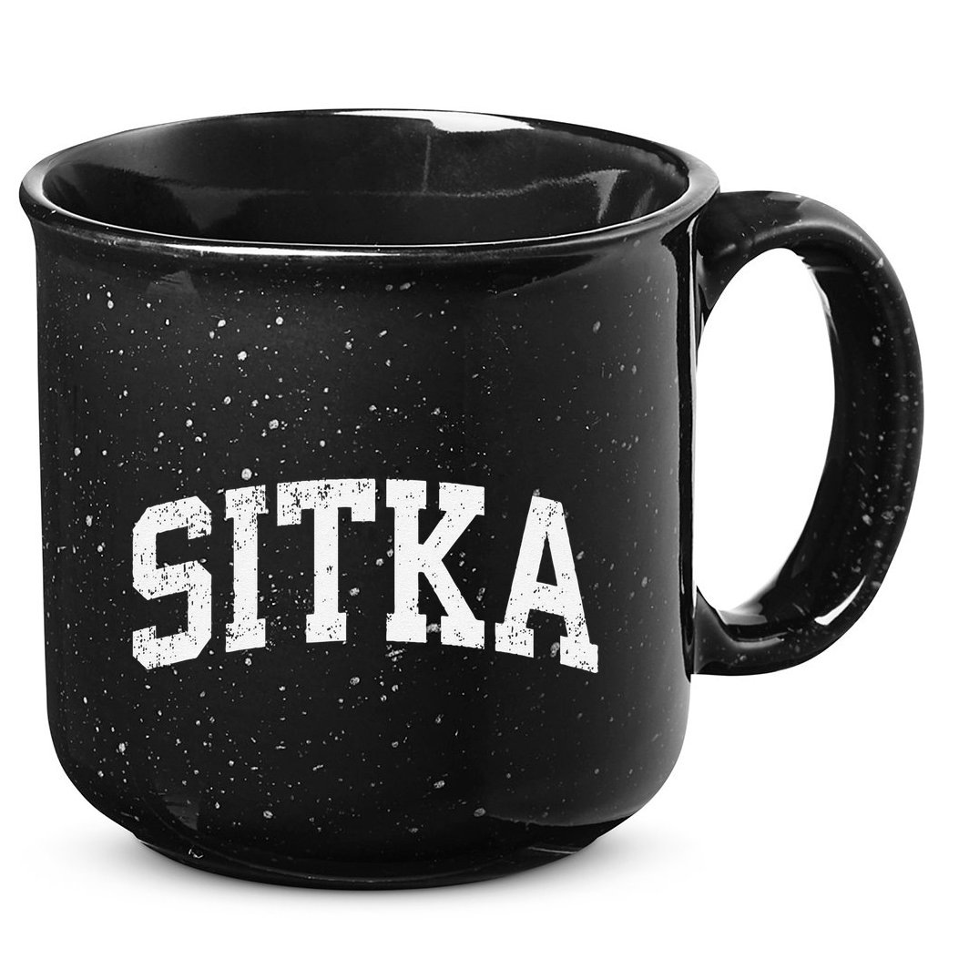 Sitka Alaska Ak Vintage Athletic Sports 15oz Campfire Ceramic Mug