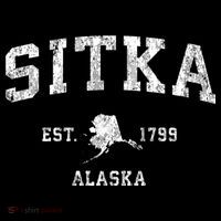 Sitka Alaska Ak Vintage Established Athletic Sports Design Sweatshirt