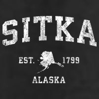 Sitka Alaska Ak Vintage Established Athletic Sports Design Hat