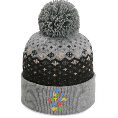 Super Autism Autism Superhero Autism Is My Super Power Meaningful Gift The Baniff Cuffed Pom Beanie