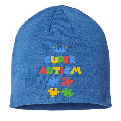 Super Autism Autism Superhero Autism Is My Super Power Meaningful Gift Sustainable Beanie