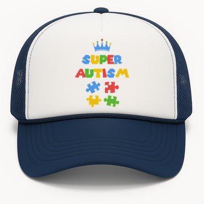 Super Autism Autism Superhero Autism Is My Super Power Meaningful Gift Trucker Hat