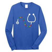 Stethoscope Autism Awareness Medical Rn Nurse Doctor Funny Gift Long Sleeve Shirt