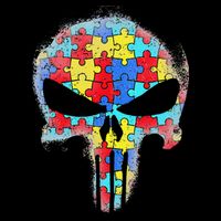 Skull Autism Awareness Tee Mom Dad Autism Impact Tech Backpack