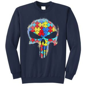 Skull Autism Awareness Tee Mom Dad Autism Sweatshirt