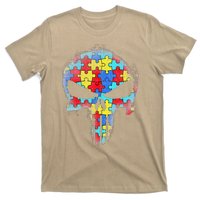 Skull Autism Awareness Tee Mom Dad Autism T-Shirt