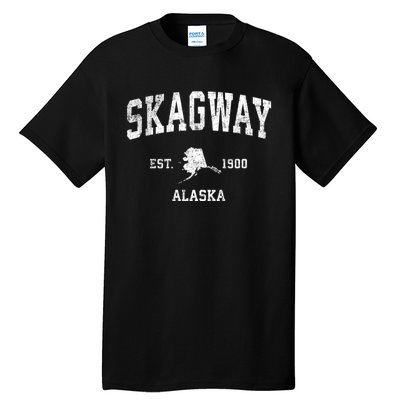 Skagway Alaska Ak Vintage Sports Tall T-Shirt