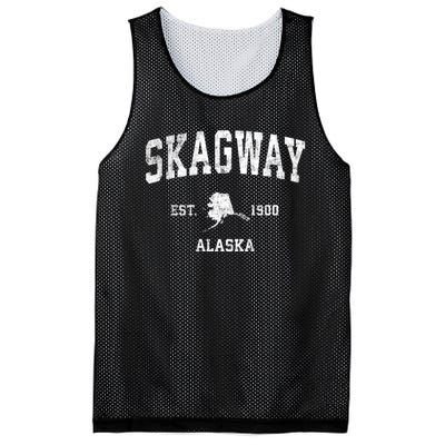 Skagway Alaska Ak Vintage Sports Mesh Reversible Basketball Jersey Tank