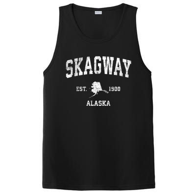 Skagway Alaska Ak Vintage Sports PosiCharge Competitor Tank