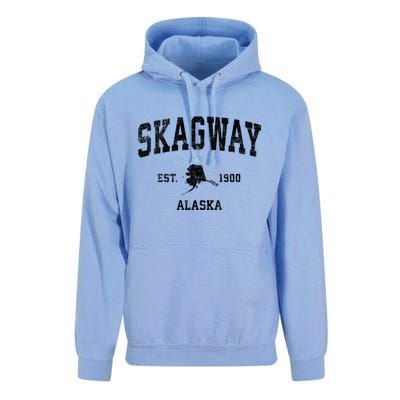 Skagway Alaska Ak Vintage Sports Unisex Surf Hoodie