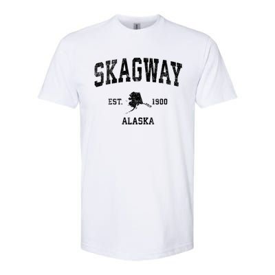 Skagway Alaska Ak Vintage Sports Softstyle CVC T-Shirt