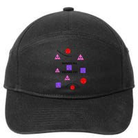 Shapes All Around Us 7-Panel Snapback Hat
