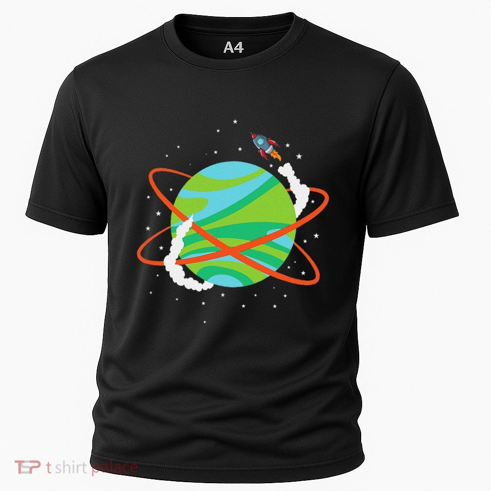 Spacecraft Approaching A Distant Exoplanet Performance Shirt