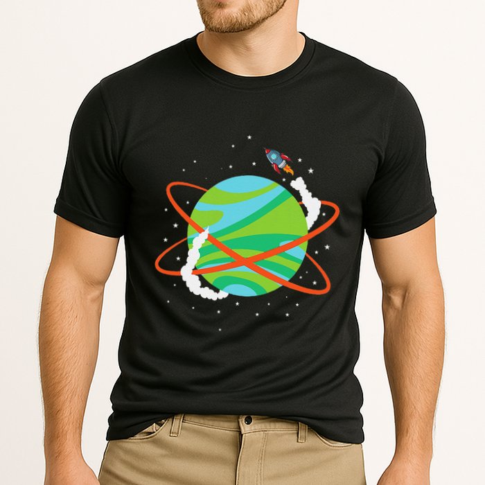 Spacecraft Approaching A Distant Exoplanet Performance Shirt