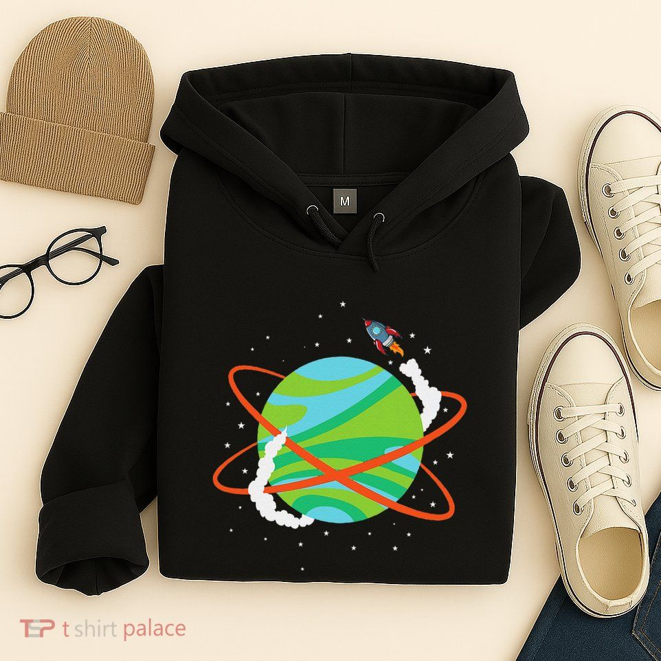 Spacecraft Approaching A Distant Exoplanet Hoodie