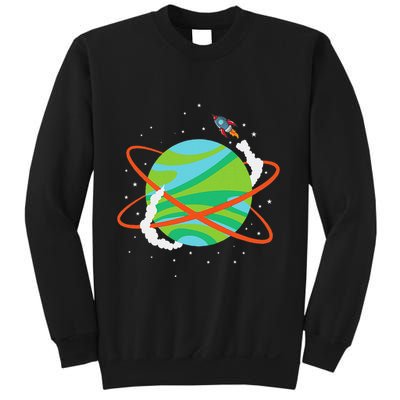 Spacecraft Approaching A Distant Exoplanet Sweatshirt