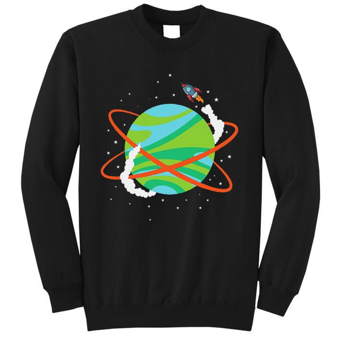 Spacecraft Approaching A Distant Exoplanet Sweatshirt