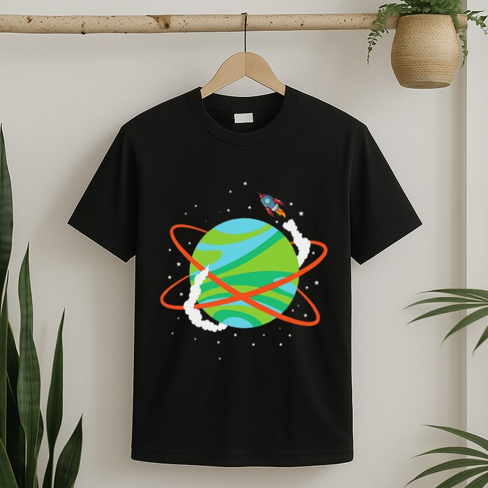 Spacecraft Approaching A Distant Exoplanet T-Shirt