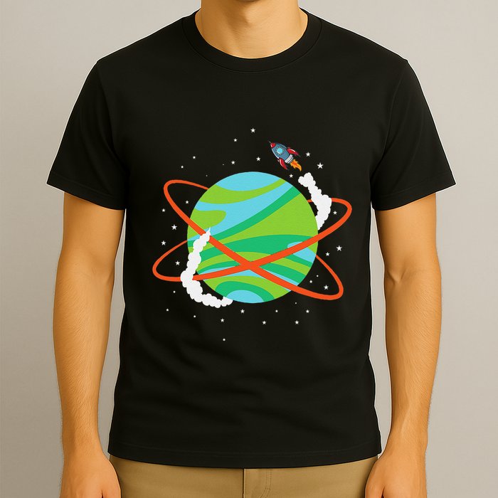 Spacecraft Approaching A Distant Exoplanet T-Shirt