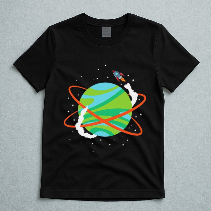 Spacecraft Approaching A Distant Exoplanet T-Shirt
