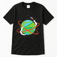 Spacecraft Approaching A Distant Exoplanet Tall T-Shirt