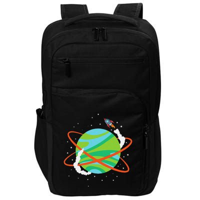 Spacecraft Approaching A Distant Exoplanet Impact Tech Backpack