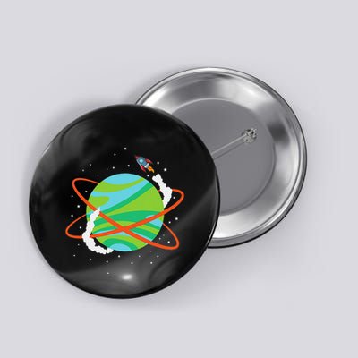 Spacecraft Approaching A Distant Exoplanet Button
