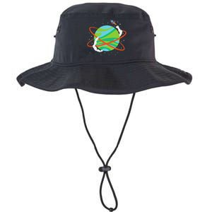 Spacecraft Approaching A Distant Exoplanet Legacy Cool Fit Booney Bucket Hat