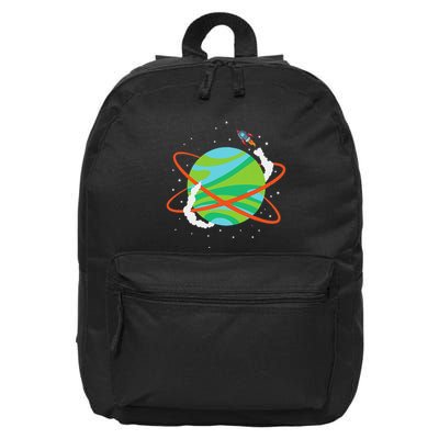 Spacecraft Approaching A Distant Exoplanet 16 in Basic Backpack
