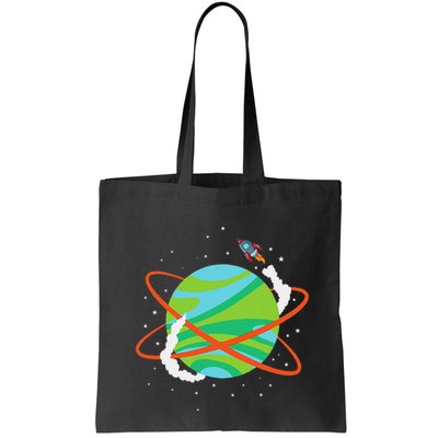 Spacecraft Approaching A Distant Exoplanet Bag