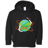 Spacecraft Approaching A Distant Exoplanet Toddler Hoodie