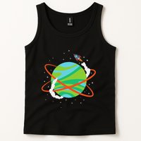Spacecraft Approaching A Distant Exoplanet Tank Top