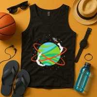 Spacecraft Approaching A Distant Exoplanet Tank Top