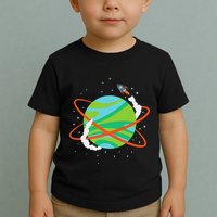 Spacecraft Approaching A Distant Exoplanet Toddler T-Shirt