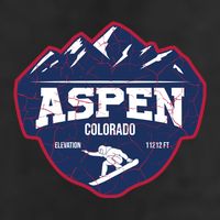 Ski At Aspen Colorado Grunge Style Beanie