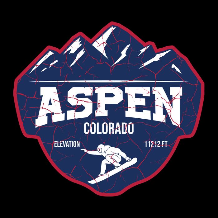 Ski At Aspen Colorado Grunge Style Visor