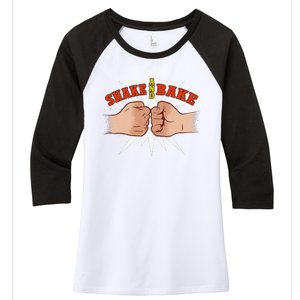 Shake And Bake Retro Pop Culture Humor Women's Tri-Blend 3/4-Sleeve Raglan Shirt