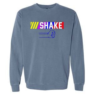 Shake And Bake Funny Family Matching Lover Dad Daughter Son Garment-Dyed Sweatshirt