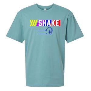 Shake And Bake Funny Family Matching Lover Dad Daughter Son Sueded Cloud Jersey T-Shirt