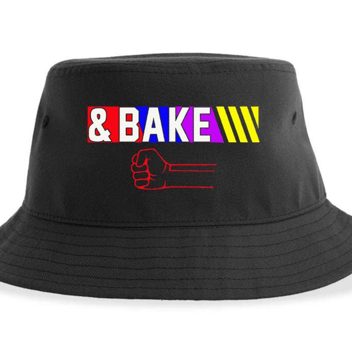 Shake And Bake Funny Family Matching Lover Dad Daughter Son Sustainable Bucket Hat