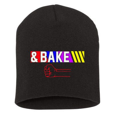 Shake And Bake Funny Family Matching Lover Dad Daughter Son Short Acrylic Beanie